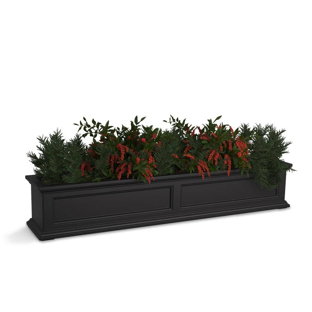 Fairfield Window Box 5 Foot Black