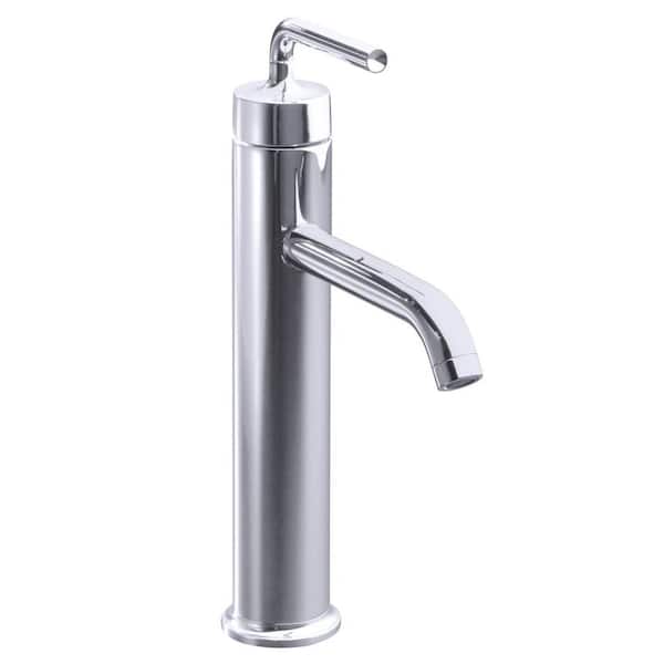 Kohler K144024ACP Polished Chrome Single-handle Bathroom Sink Faucet With Straig 