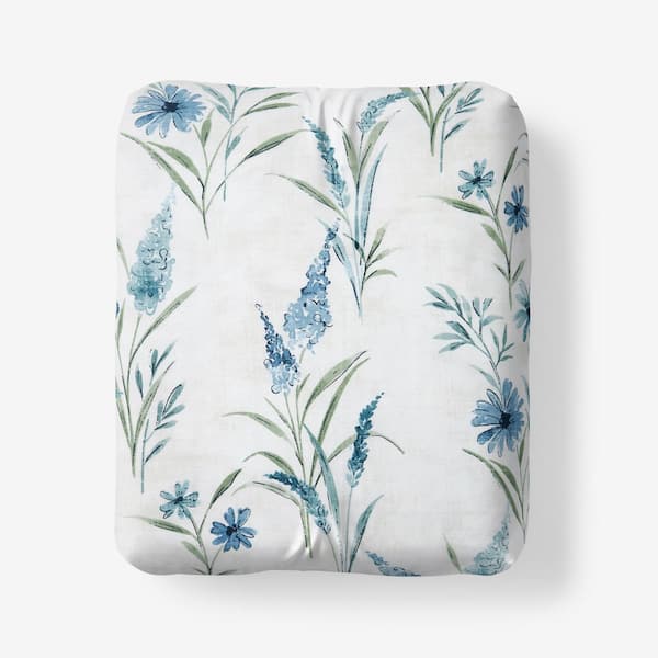 The Company Store Company Cotton Nature's Vine White Multi Sateen Full Fitted Sheet