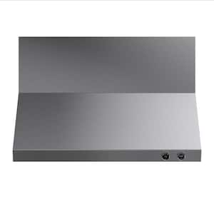 48 in. 1200 CFM Ducted Wall Mount Range Hood in Stainless Steel with Digital Controls