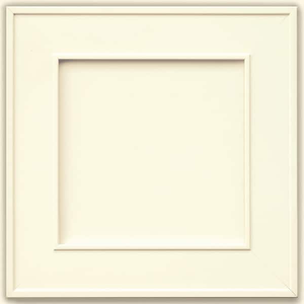 KraftMaid 14-5/8 in. x 14-5/8 in. Cabinet Door Sample in Warm White