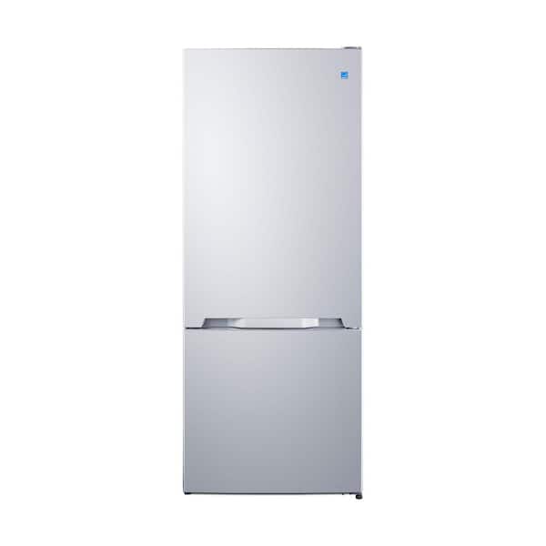 27 in. 15.1 cu. ft. Bottom Freezer Refrigerator in White, Energy star