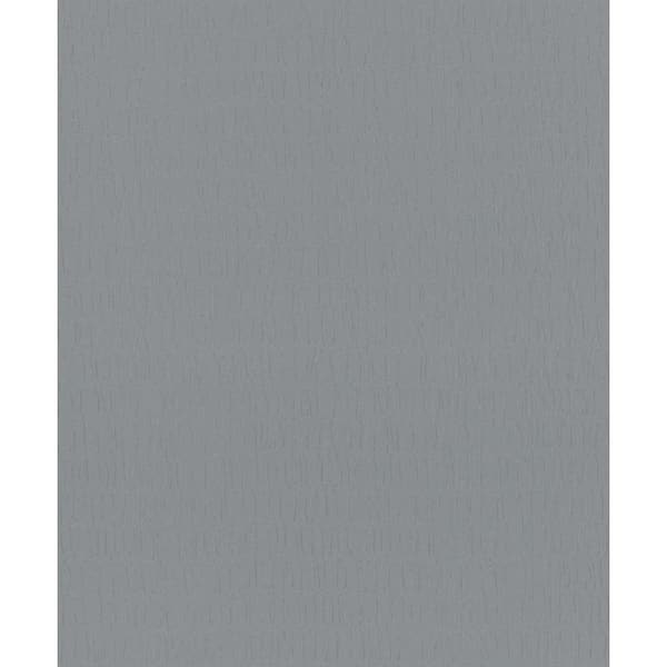 Unbranded Kumano Collection Charcoal Grey Textured Ruche Silk Pearlescent Finish Non-pasted Vinyl on Non-woven Wallpaper Sample