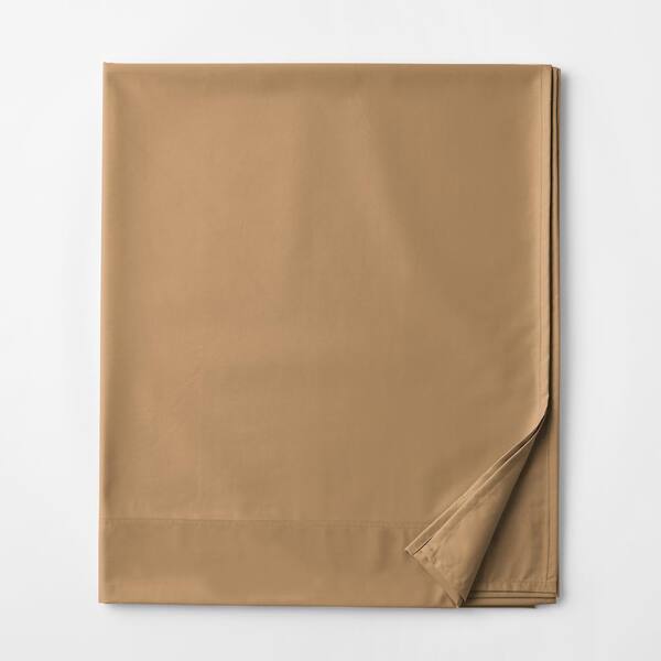 The Company Store Legends Hotel Cafe 450-Thread Count Wrinkle-Free Supima Cotton Sateen King Flat Sheet