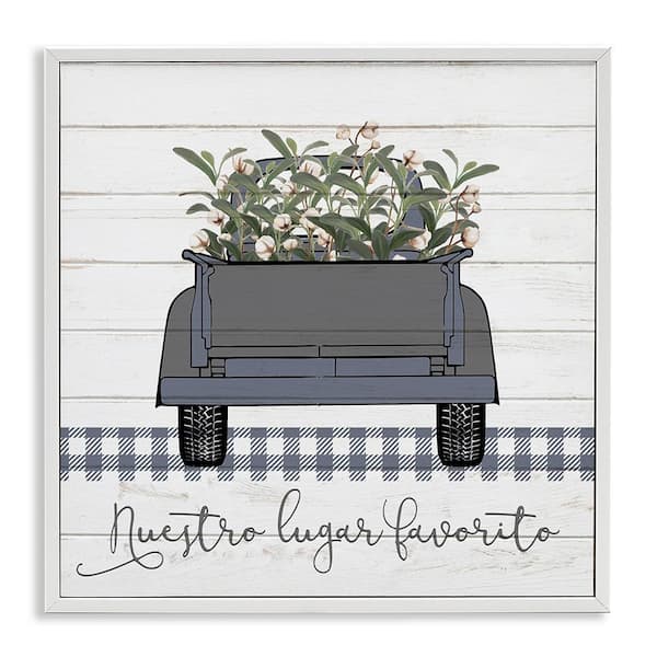 Stupell Industries Together is Our Favorite by Kim Allen White Framed Typography Giclee Art Print 24 in. x 24 in.