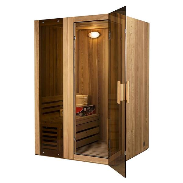 ALEKO 2-Person Canadian Cedar Electric Heater Sauna