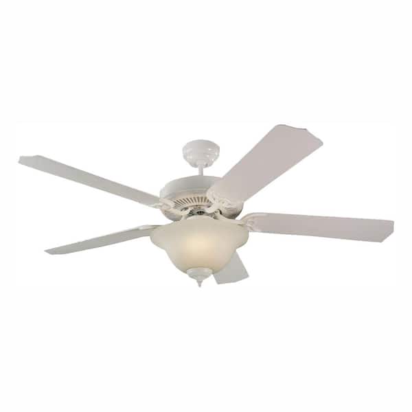 Generation Lighting Quality Max Plus 52 in. White Indoor Ceiling Fan