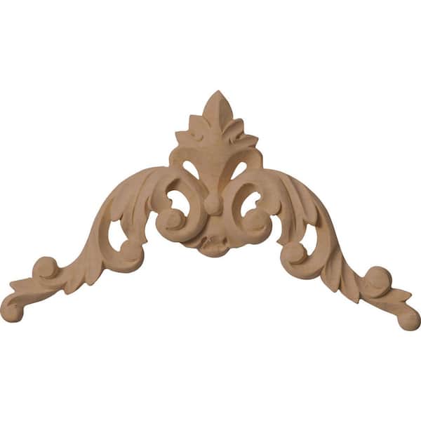 Ekena Millwork 1/2 in. x 4-1/2 in. x 4-1/2 in. Unfinished Wood Alder Small Raymond Corner