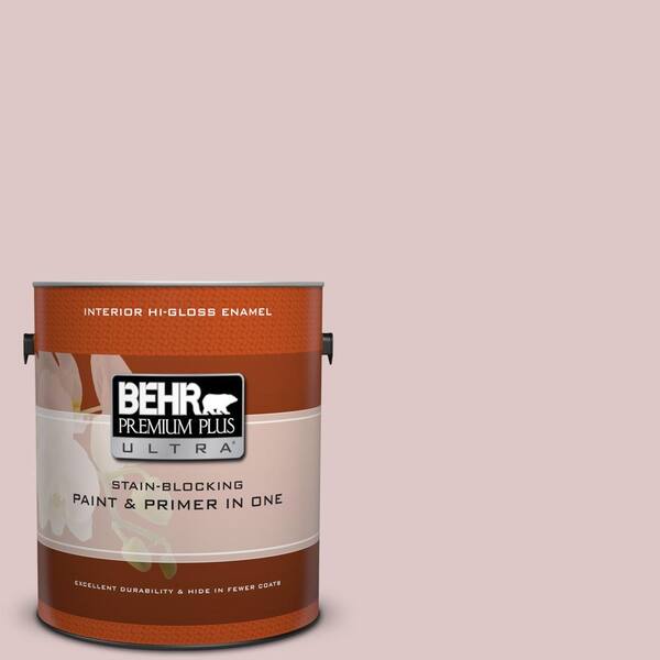 BEHR Premium Plus Ultra 1 gal. #140E-2 Royal Silk Hi-Gloss Enamel Interior Paint and Primer in One