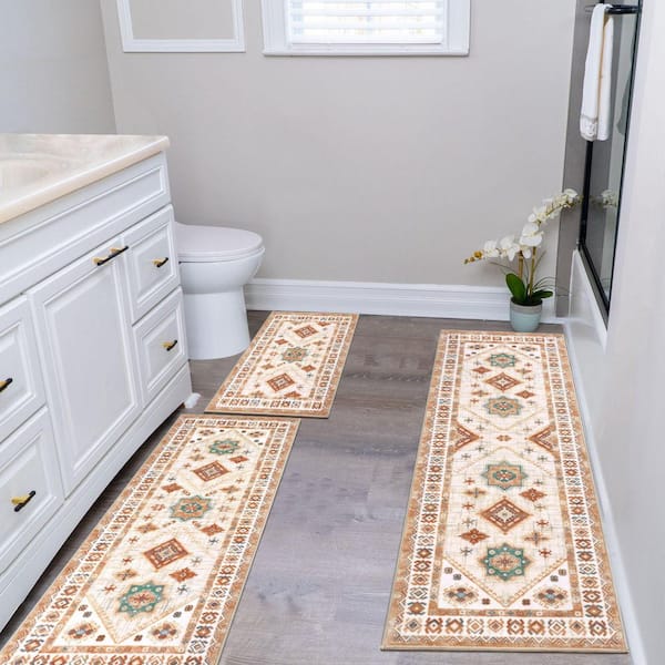Boho Kitchen Mats Set of 3