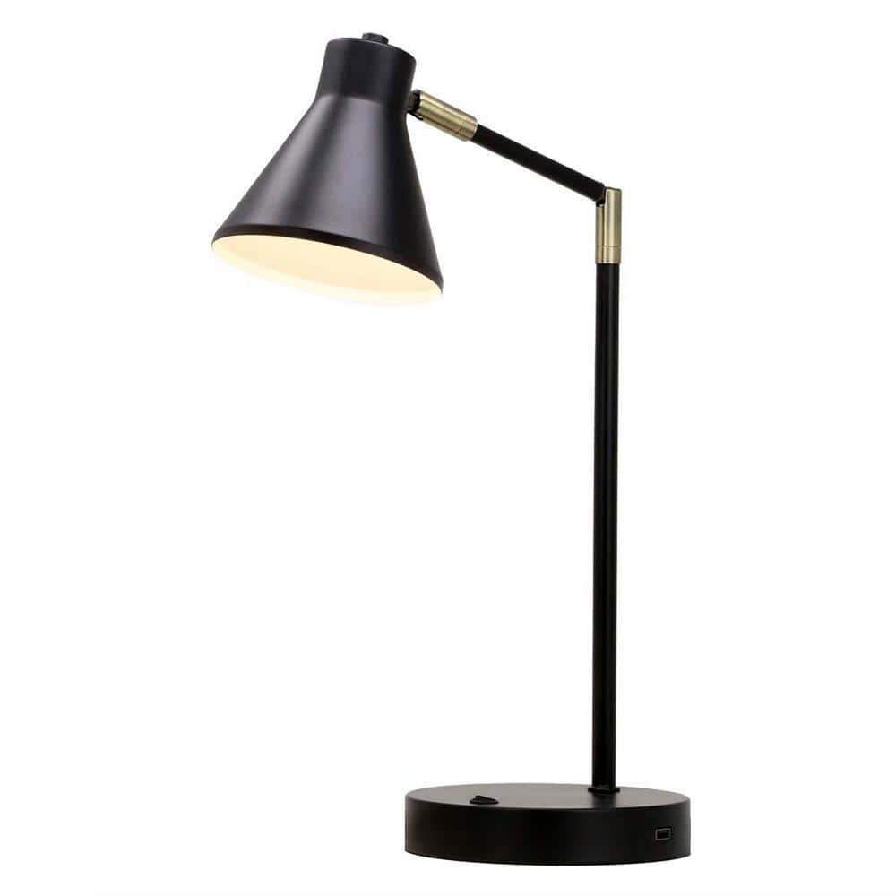 O'Bright DL03U Series 22 in. Black with 100% metal Office/Table Lamp ...