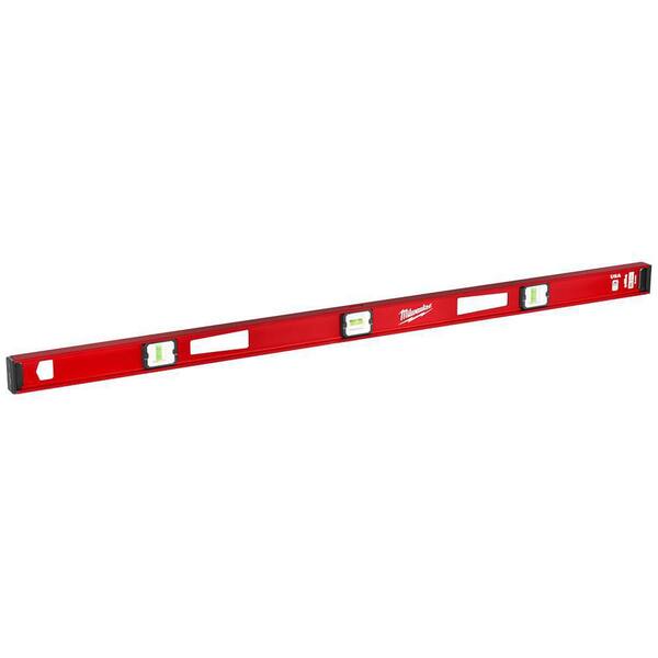 Milwaukee 48 in. Magnetic I-Beam Level with 48 in. Soft Side Level