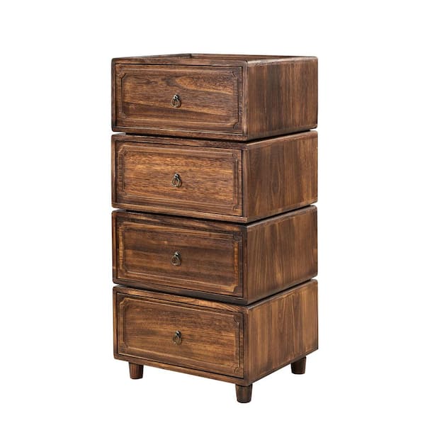 ★s★ journal standard furniture FUFU&GAGA 3-Mirrored Drawers White Wood Nightstands Bedside
