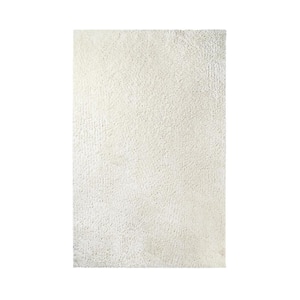 Berlin Ivory 4 ft. x 6 ft. Solid Plush Shag Indoor Area Rug