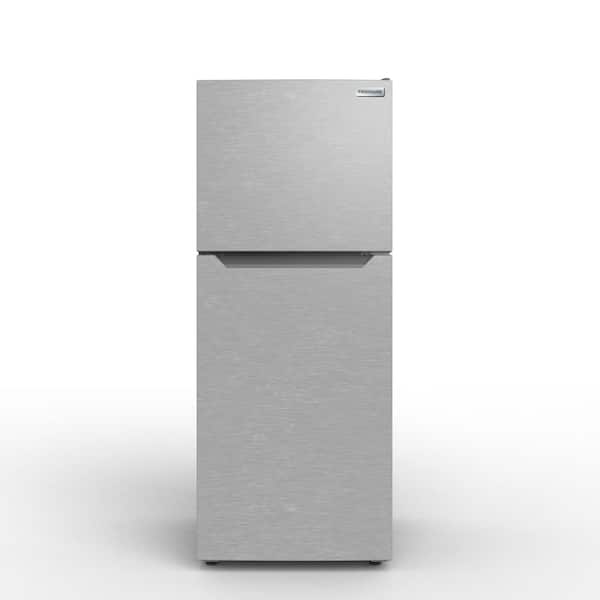 10 cu. ft. Retro Top Freezer Refrigerator in Stainless Steel