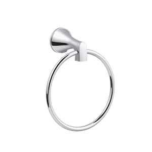 Windley Wall Mounted Towel Ring in Chrome