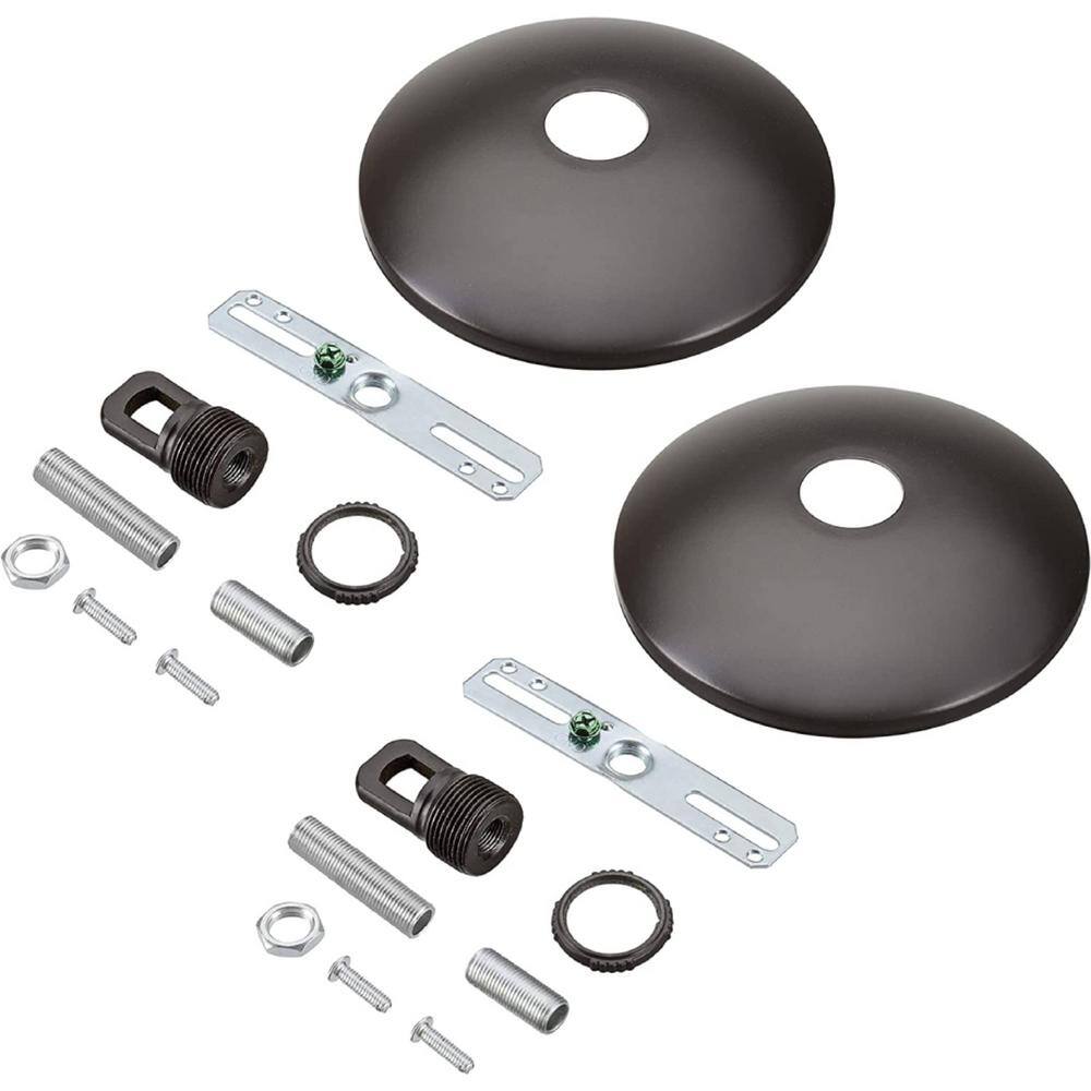 5 in. Dia with Collar Loop and 1 in. Center Hole, Oil Rubbed Bronze Finish,