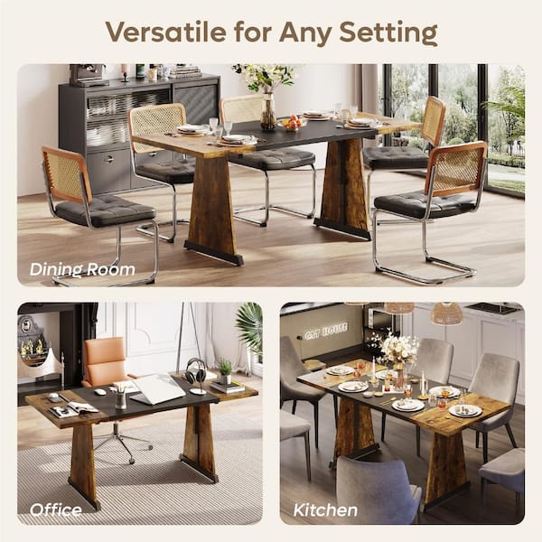 ARIKHA、Kichen-boardEggplant and Lemon Amazon.com - LITTLE TREE 70.9 Inch Large Dining Table