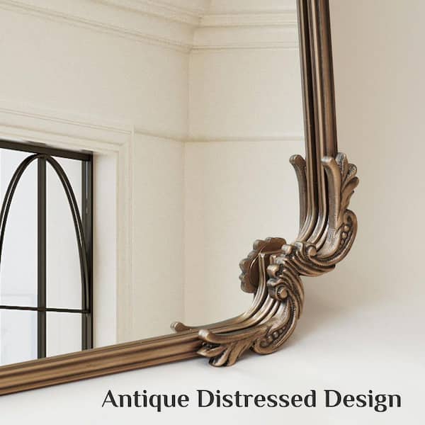 KeonJinn 22 in. H x 30 in. W Framed Rectangular Vintage Mirror