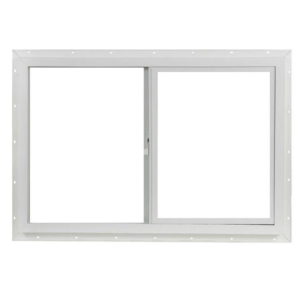 TAFCO WINDOWS 35.5 In. X 23.5 In. Left-Hand Single Glass Sliding Vinyl ...