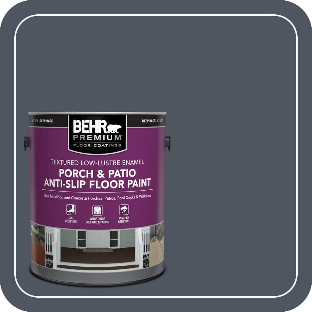 BEHR PREMIUM 1 gal. #N480-7 Midnight Blue Textured Low-Lustre
