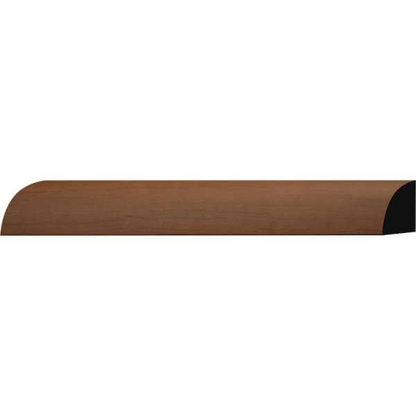 5111 5/8 in. x 5/8 in. x 8 ft. PVC Quarter Round Molding Gunstock