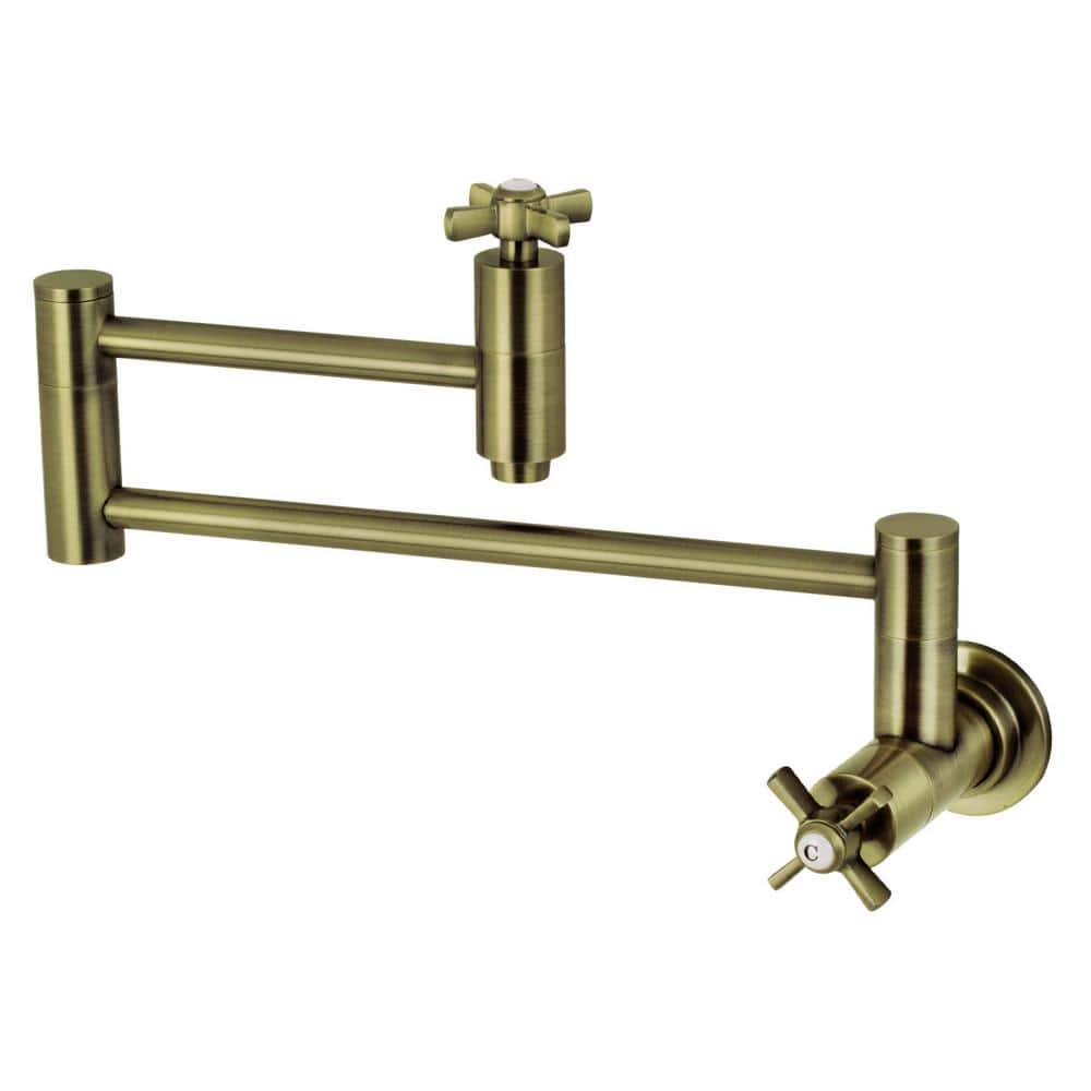 kingston-brass-millennium-wall-mount-pot-filler-faucets-in-antique