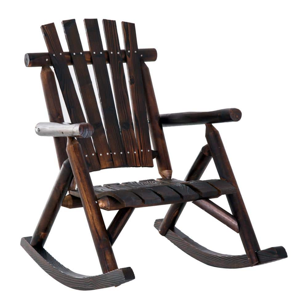 Brown Rocking Wood Adirondack Chair price history on PriceWatchPro
