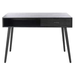 Remy 42 in. Black 1-Drawer Writing Desk