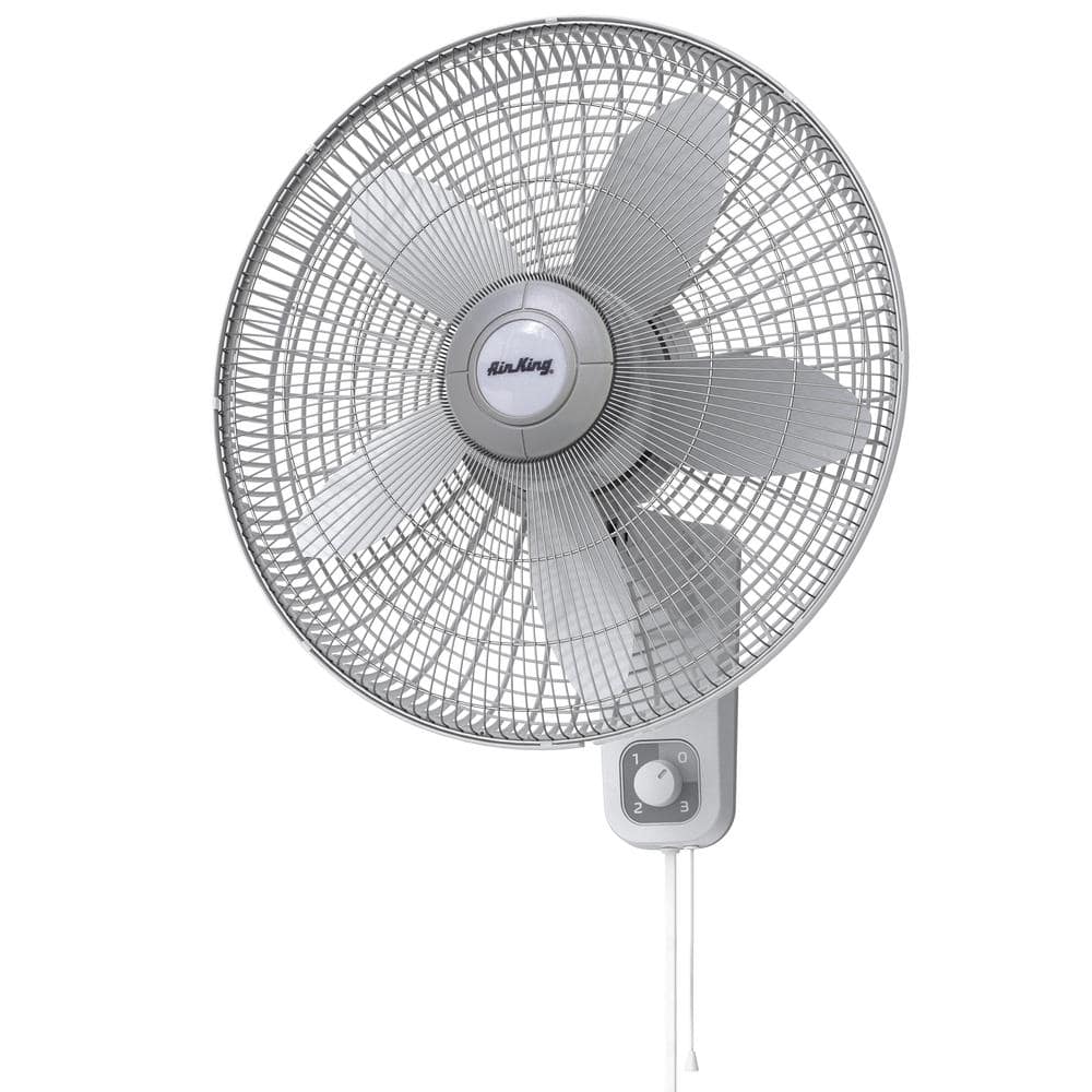 Air King 18 In Industrial Grade Oscillating Wall Mount Fan 9018 The Home Depot