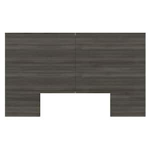 Marconi Gray Oak Queen Size Headboard with Storage