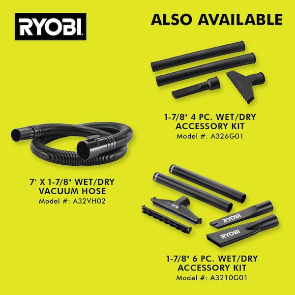 18V ONE+ 6 GALLON WET/DRY VACUUM KIT - RYOBI Tools