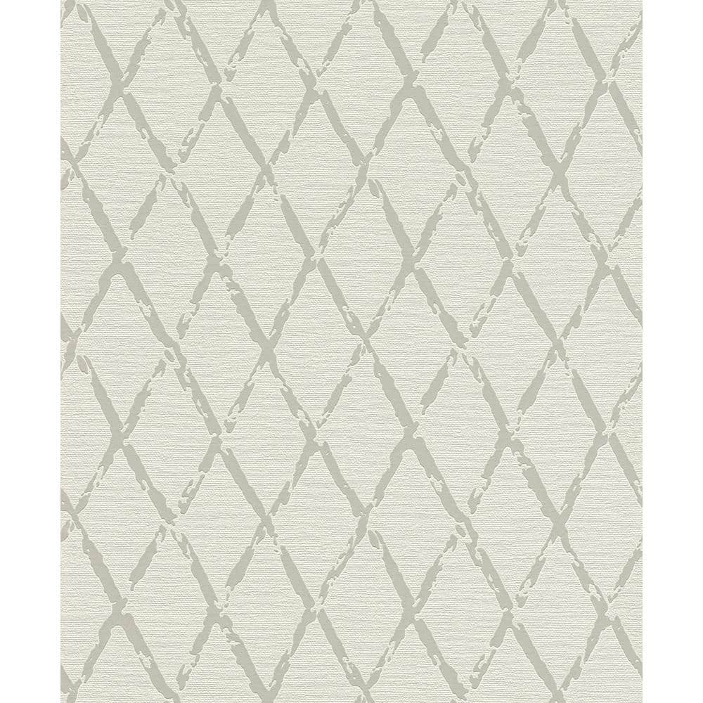 Duncan Grey Harlequin Vinyl Strippable Roll (Covers 55 sq. ft.)