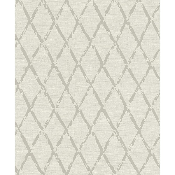 Advantage Duncan Grey Harlequin Vinyl Strippable Roll (Covers 55 sq. ft.)
