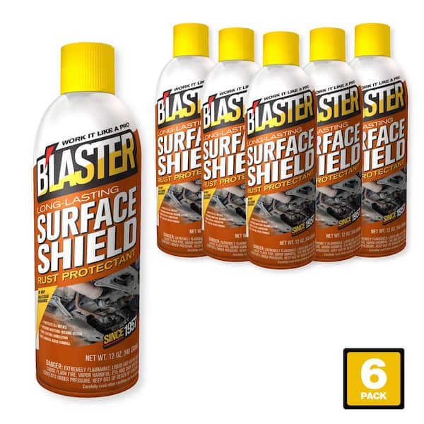 Blaster 12 oz. Long-Lasting Surface Shield Rust and Corrosion Protectant, Lubricant Spray (Pack of 6)