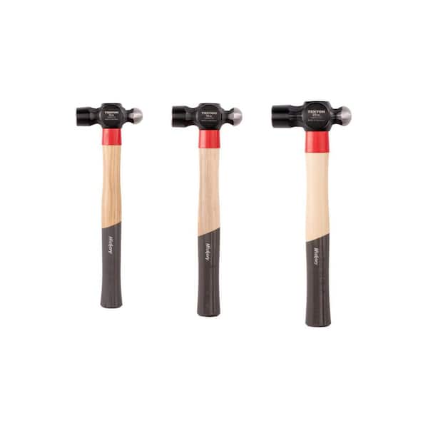 Ball Peen Hammer Set, 3-Piece (12,16,25 oz. )