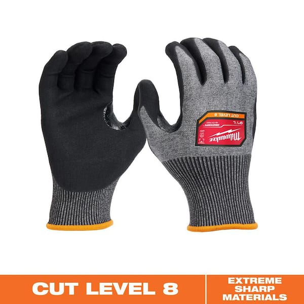 maosh 　48サイズ Milwaukee X-Large High Dexterity Cut 6 Resistant Nitrile Dipped