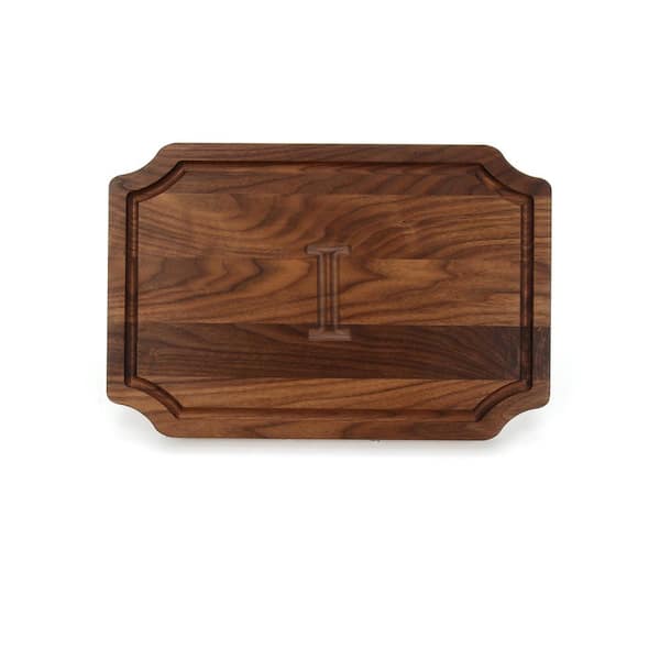 BigWood Boards Scalloped Walnut Cutting Board I