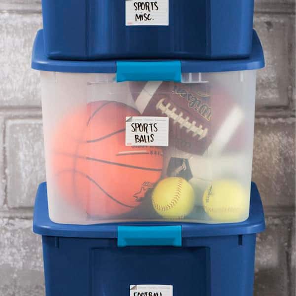 4 Gallon/15L Classroom Storage Bin, Assorted Colors (6 units/pack)
