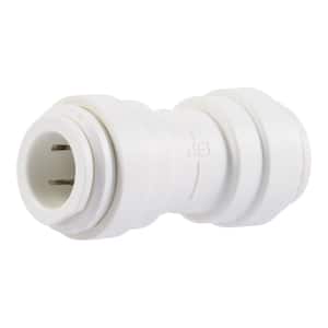 1/2 in. O.D. x 1/2 in. O.D. Push-to-Connect Polypropylene Coupling Fitting