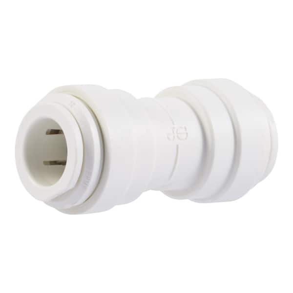 John Guest 1/2 in. O.D. x 1/2 in. O.D. Push-to-Connect Polypropylene Coupling Fitting