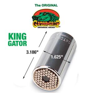 Gator Grip 1 2 in. Drive SAE and Metric Standard Chrome Socket ETC 125 The Home Depot