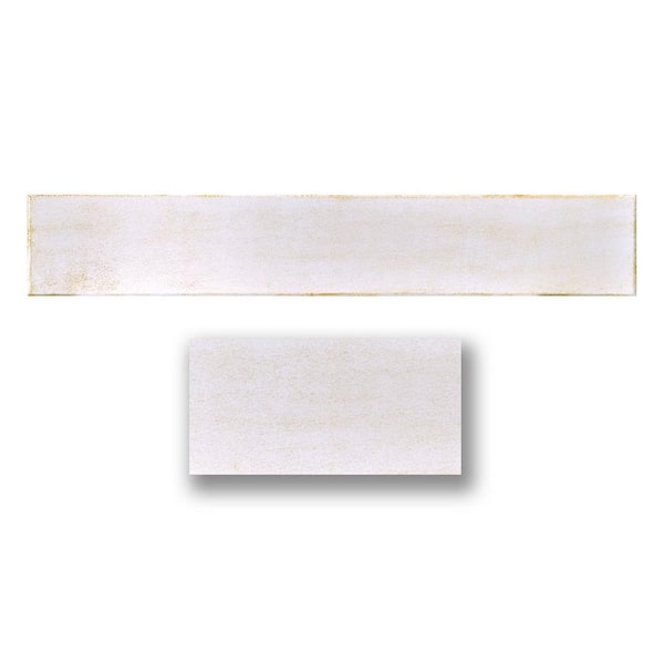 A La Maison Ceilings White Washed Gold 0.5 ft. x 3 ft. Glue Up Hand Painted Foam Wood Ceiling Tile Planks (19.5 sq. ft./case)