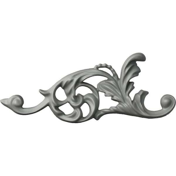 Ekena Millwork 1/2 in. x 5-7/8 in. x 2-3/8 in. Polyurethane Chateau Left Onlay