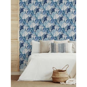 Blue Adansonii Peel and Stick Wallpaper