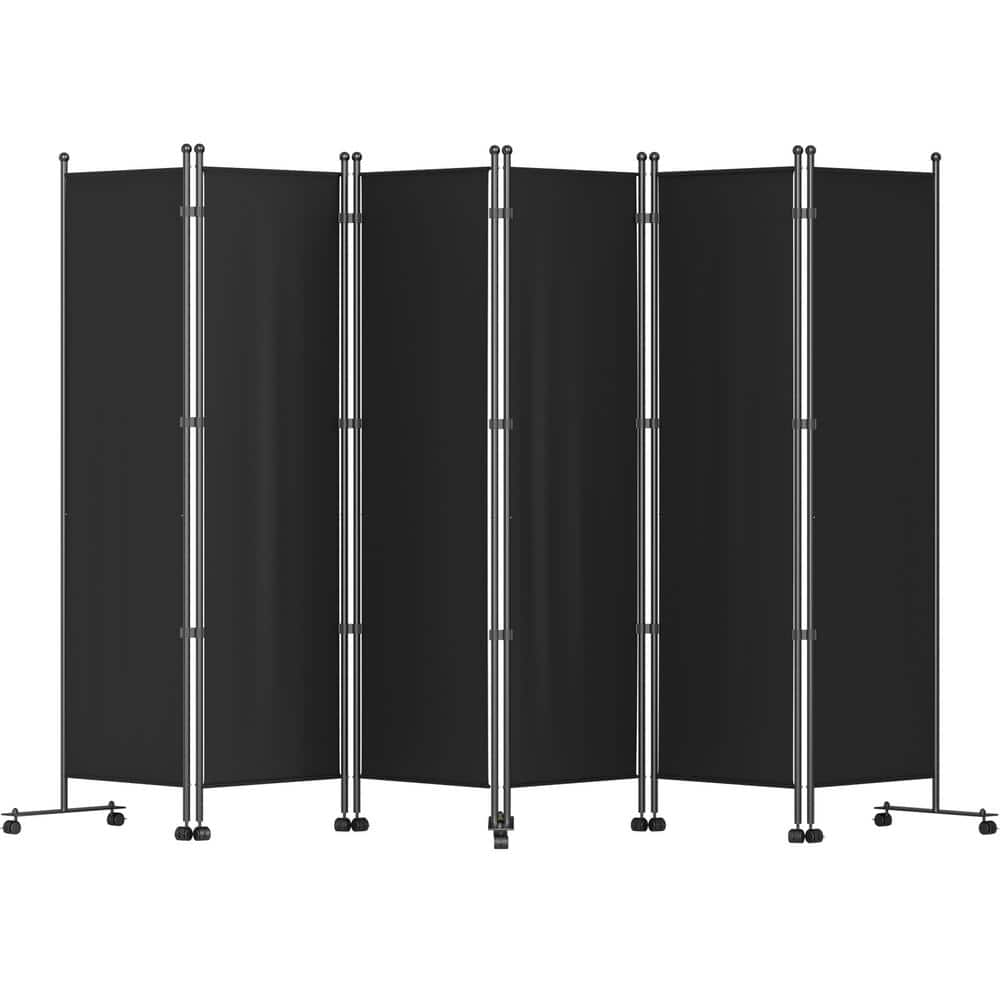 VEVOR 6 ft. Freestanding and Folding Privacy Screen 6 Panel Room