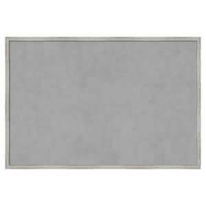 Shiplap White Narrow 37 in. x 25 in Magnetic Board, Memo Board