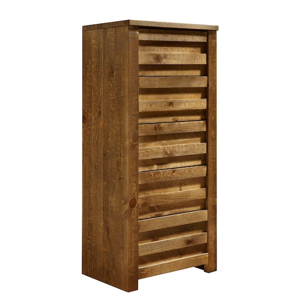 Progressive Furniture Melrose 5-Drawer Driftwood Lingerie Chest of Drawers