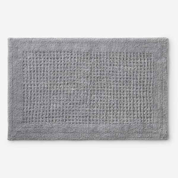 Legends Hotel Mirage 30 in. x 26 in. Slate Gray Bath Mat
