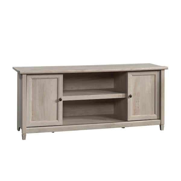 SAUDER Edge Water 59.213 in. Chalked Chestnut Entertainment Credenza with 2 Doors Fits TV's up to 65 in.